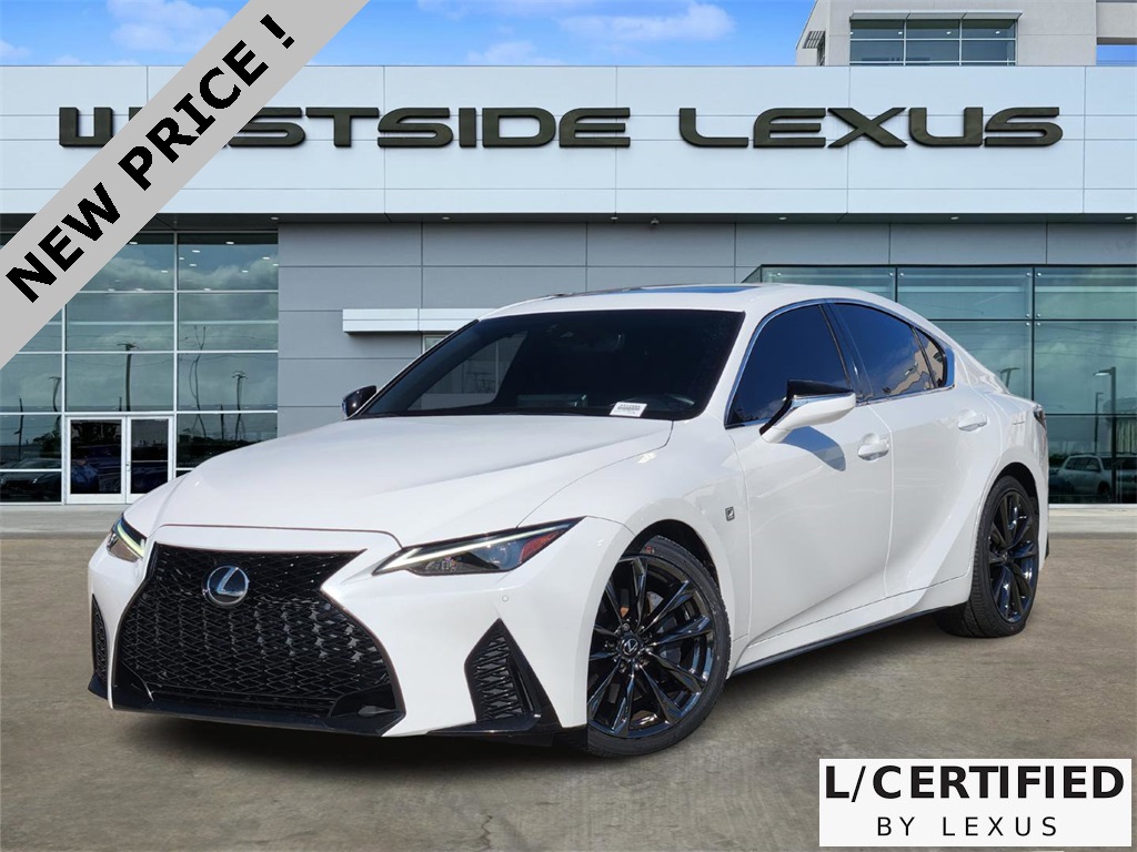2023 Lexus IS 350 F SPORT White at Westside Lexus