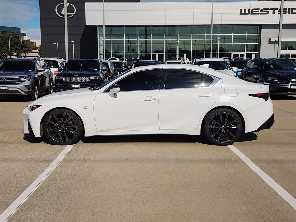 2023 Lexus IS 350 F SPORT White at Westside Lexus