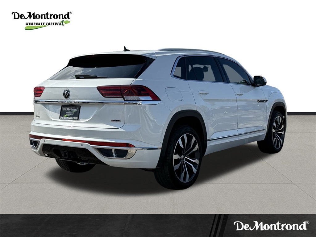 2022 Volkswagen Atlas Cross Sport 3.6L V6 SEL Premium R-Line White at DeMontrond Automotive Group
