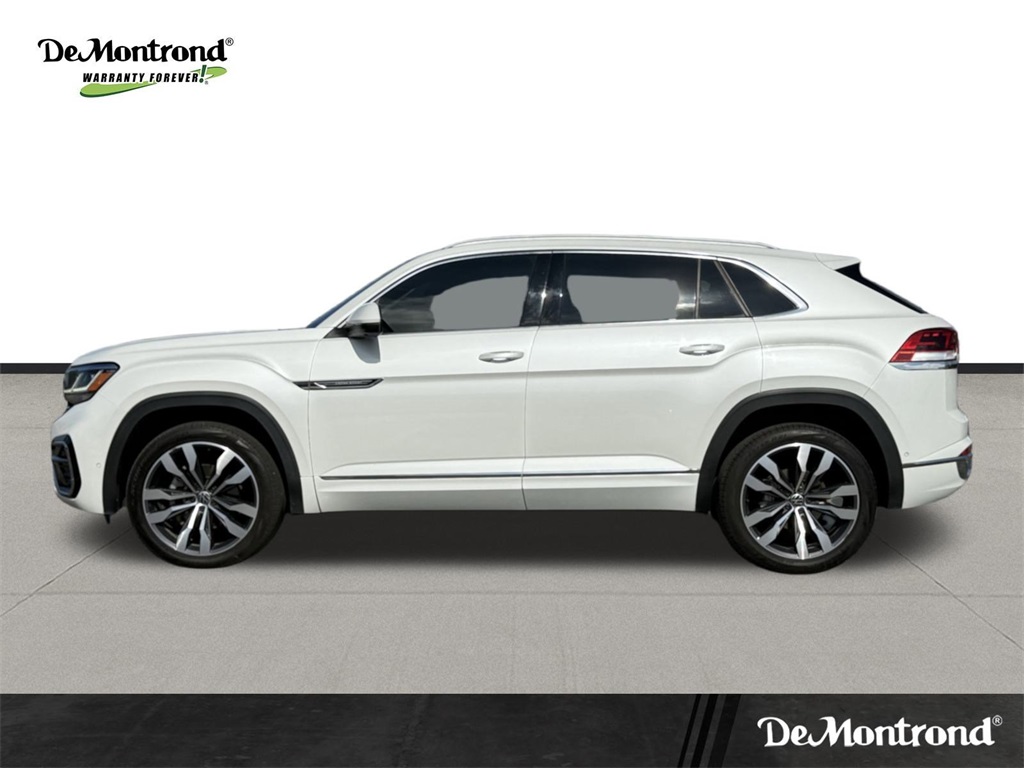 2022 Volkswagen Atlas Cross Sport 3.6L V6 SEL Premium R-Line White at DeMontrond Automotive Group