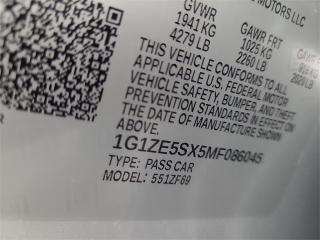 2021 – Chevrolet – Malibu