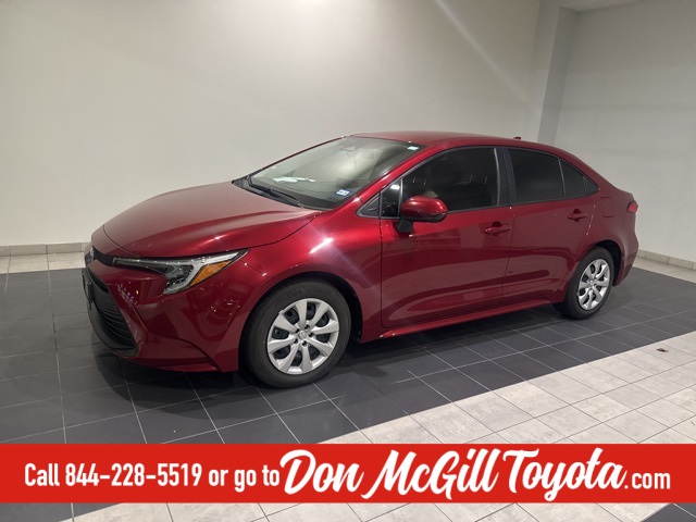 2024 Toyota Corolla Hybrid LE Red at DeMontrond Automotive Group