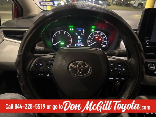 2024 Toyota Corolla Hybrid LE Red at DeMontrond Automotive Group