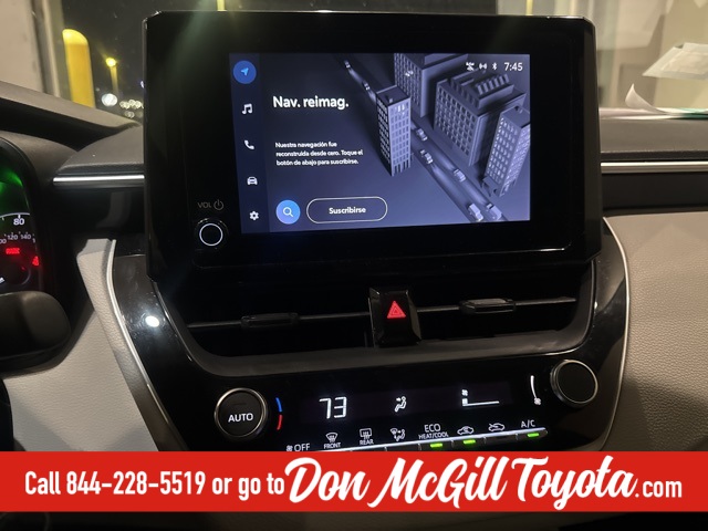 2024 Toyota Corolla Hybrid LE Red at DeMontrond Automotive Group