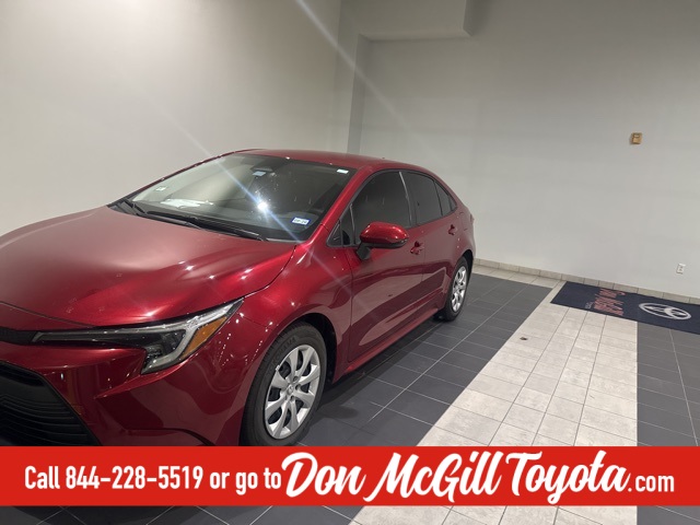2024 Toyota Corolla Hybrid LE Red at DeMontrond Automotive Group
