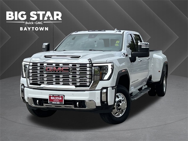 2025 GMC Sierra 3500HD Denali White at Central Houston Nissan