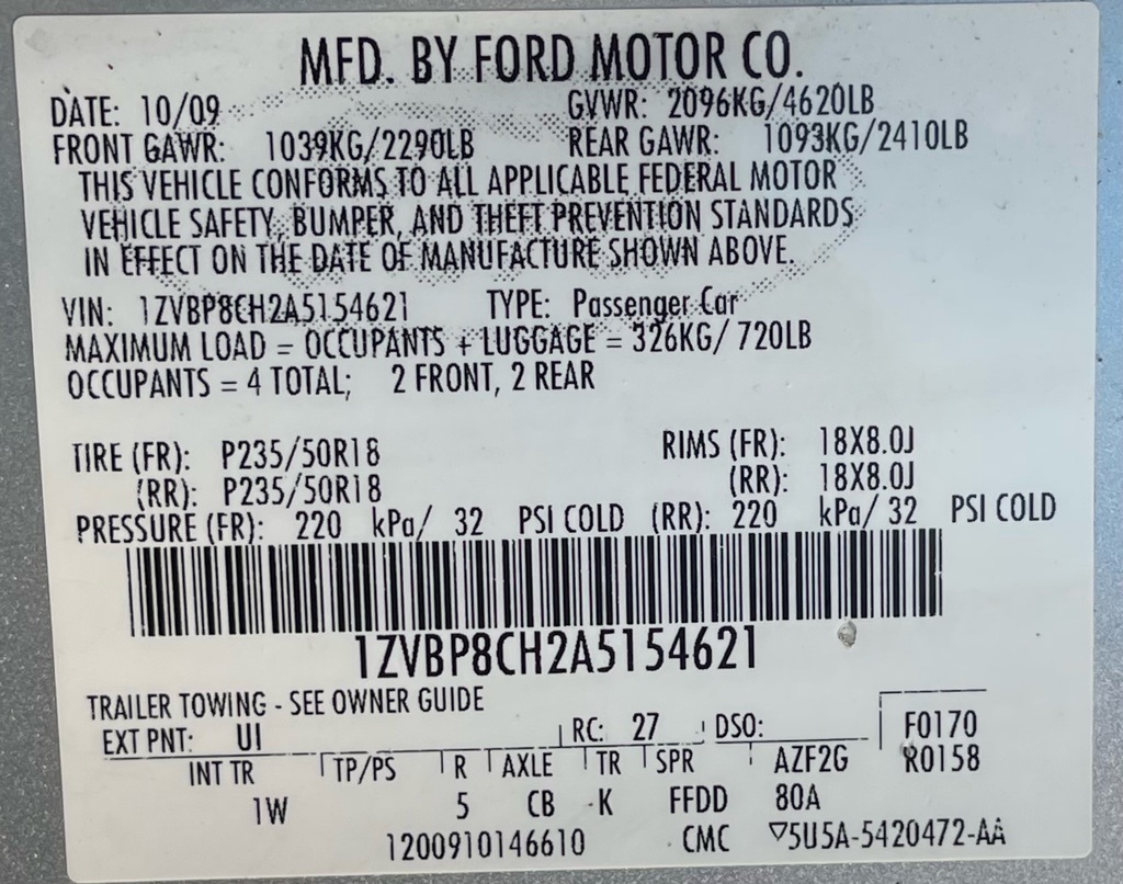 2010 Ford Mustang GT Premium Silver at Emmons Autoplex