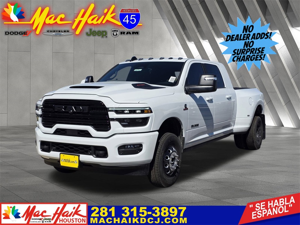 2026 Ram 3500 Laramie White at DeMontrond Auto Country