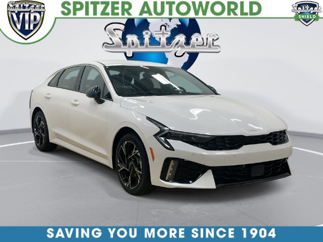 Snow White Pearl 2026 Kia K5 Sedan Front-Wheel Drive 8-Speed Automatic