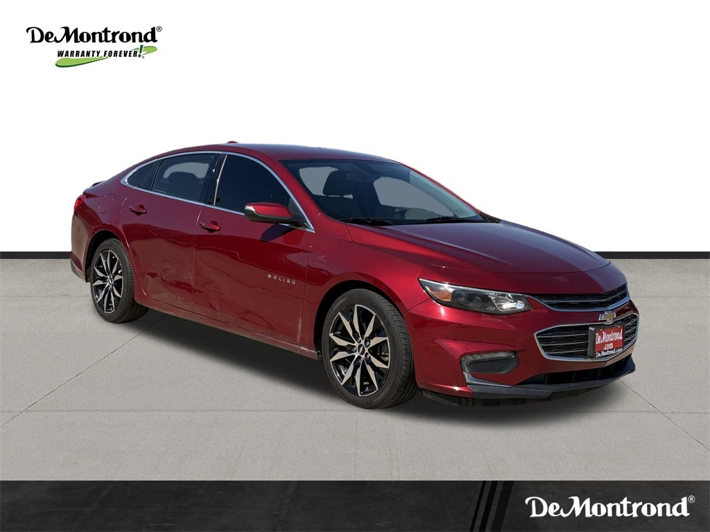 2018 Chevrolet Malibu LT Red at Durrett Motor Company