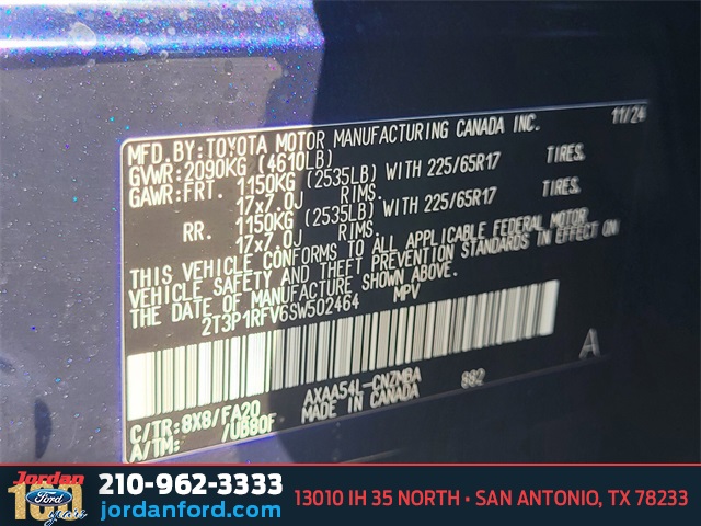 Used Car 2025 Toyota Rav4  Xle For Sale Under $30,000 In San Antonio, Texas