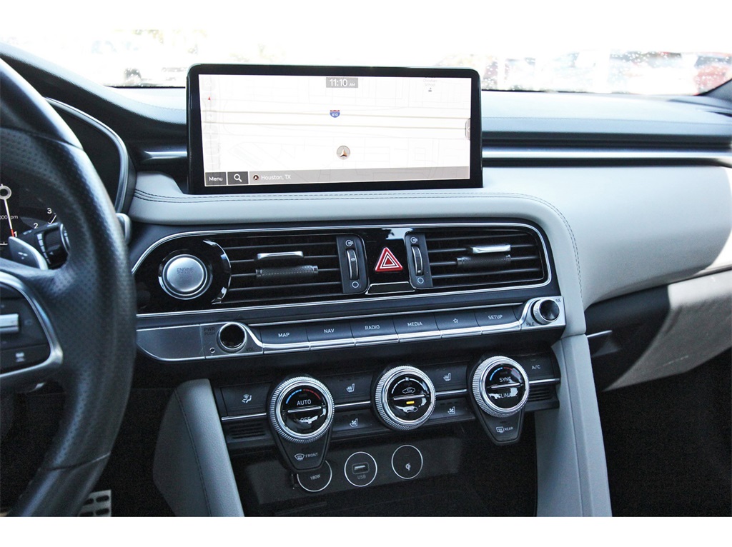 2023 Genesis G70 2.0T White at Bayway Chrysler Dodge Jeep Ram