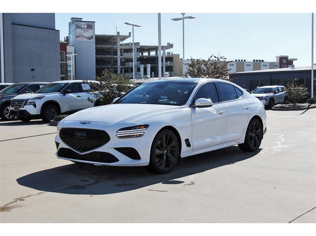 2023 Genesis G70 2.0T White at Bayway Chrysler Dodge Jeep Ram