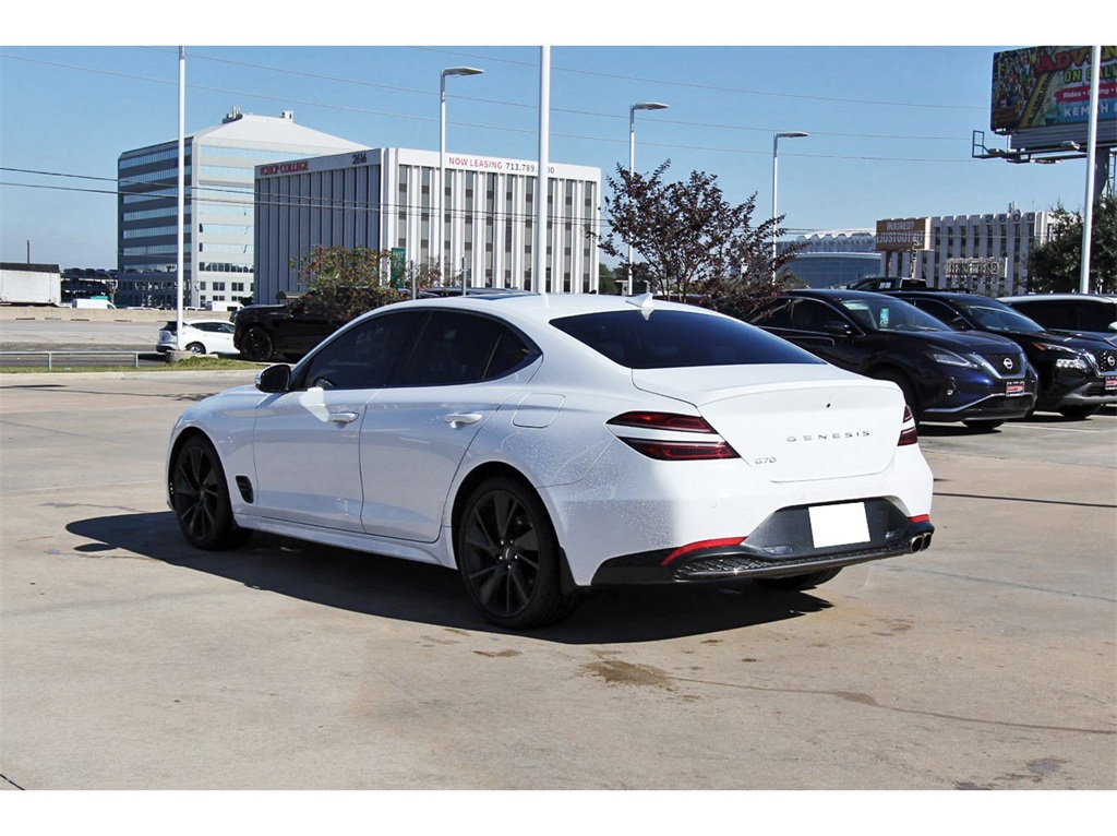2023 Genesis G70 2.0T White at Bayway Chrysler Dodge Jeep Ram