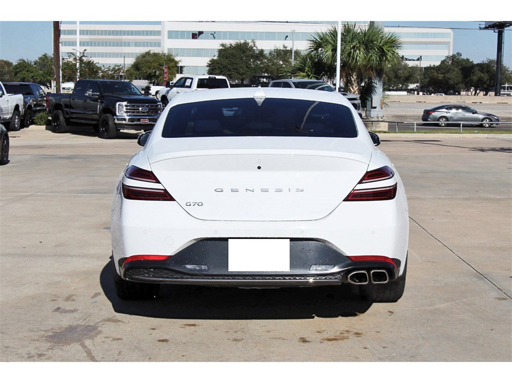 2023 Genesis G70 2.0T White at Bayway Chrysler Dodge Jeep Ram