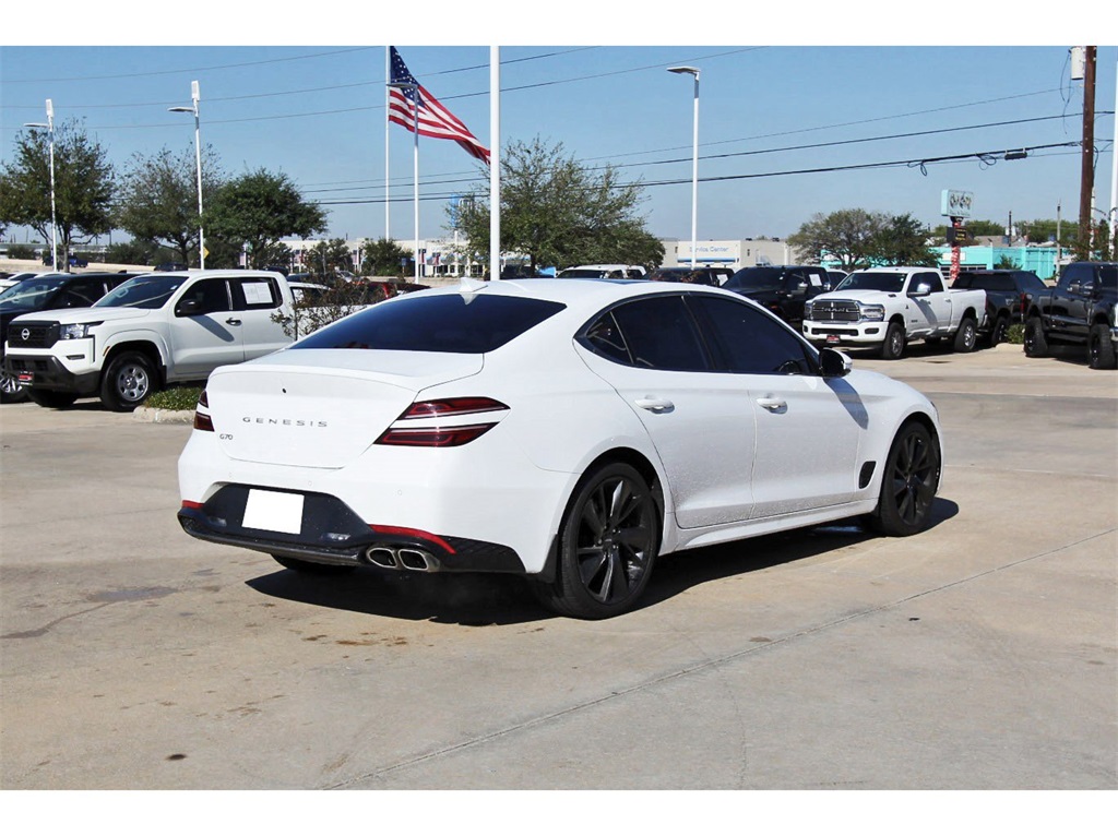 2023 Genesis G70 2.0T White at Bayway Chrysler Dodge Jeep Ram
