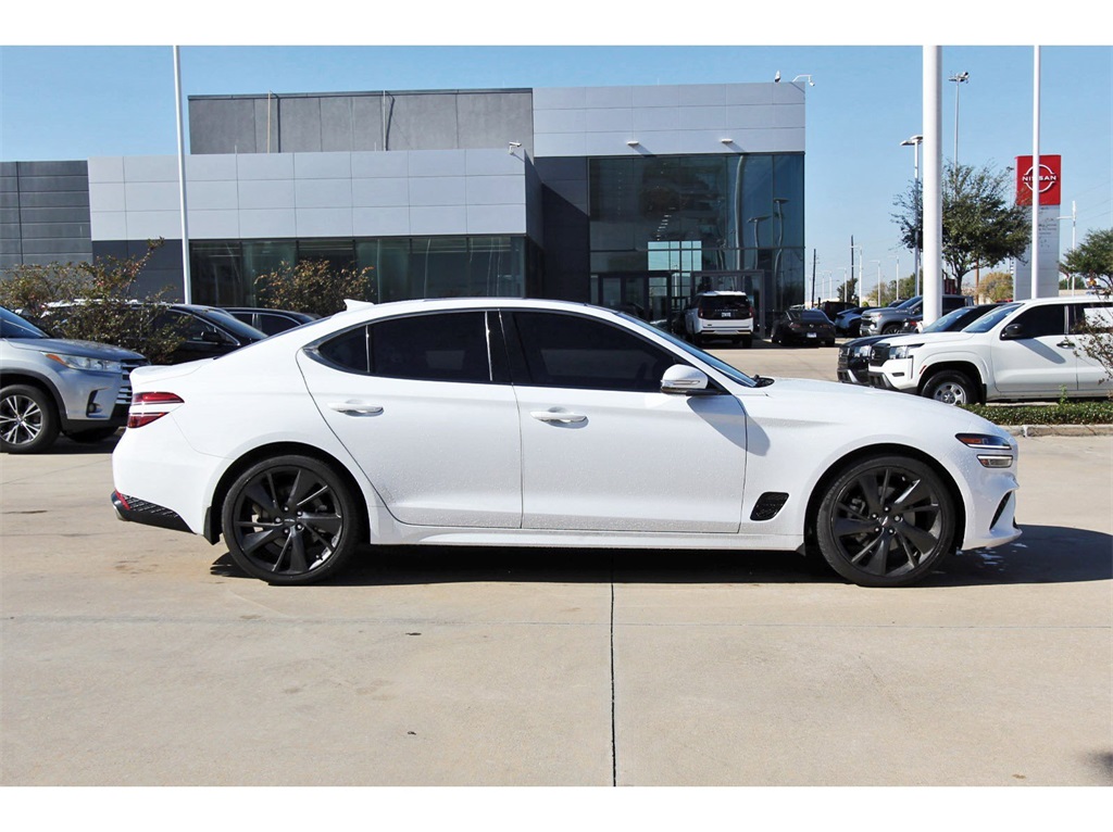 2023 Genesis G70 2.0T White at Bayway Chrysler Dodge Jeep Ram