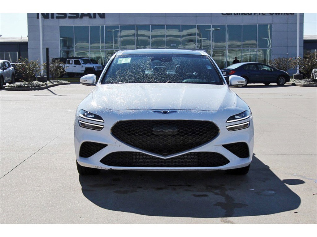 2023 Genesis G70 2.0T White at Bayway Chrysler Dodge Jeep Ram