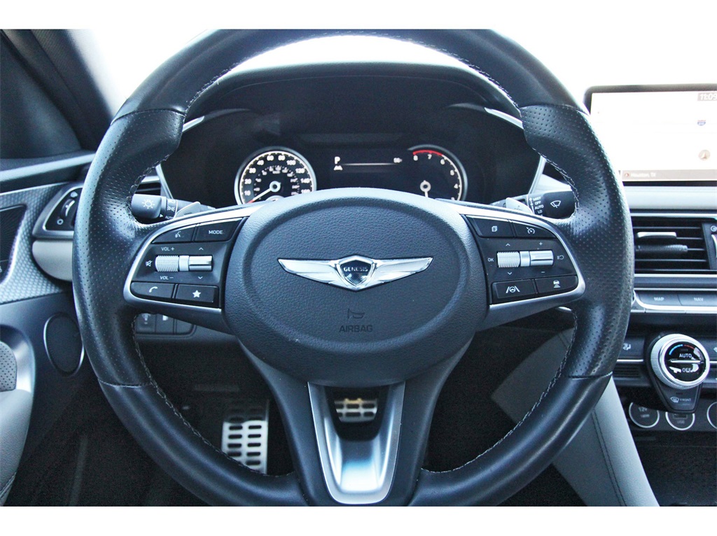 2023 Genesis G70 2.0T White at Bayway Chrysler Dodge Jeep Ram