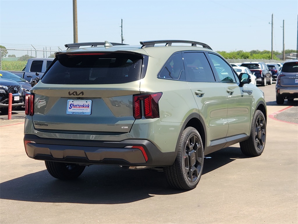 2025 Kia Sorento X-Line SX Green at Shottenkirk Kia Fort Bend