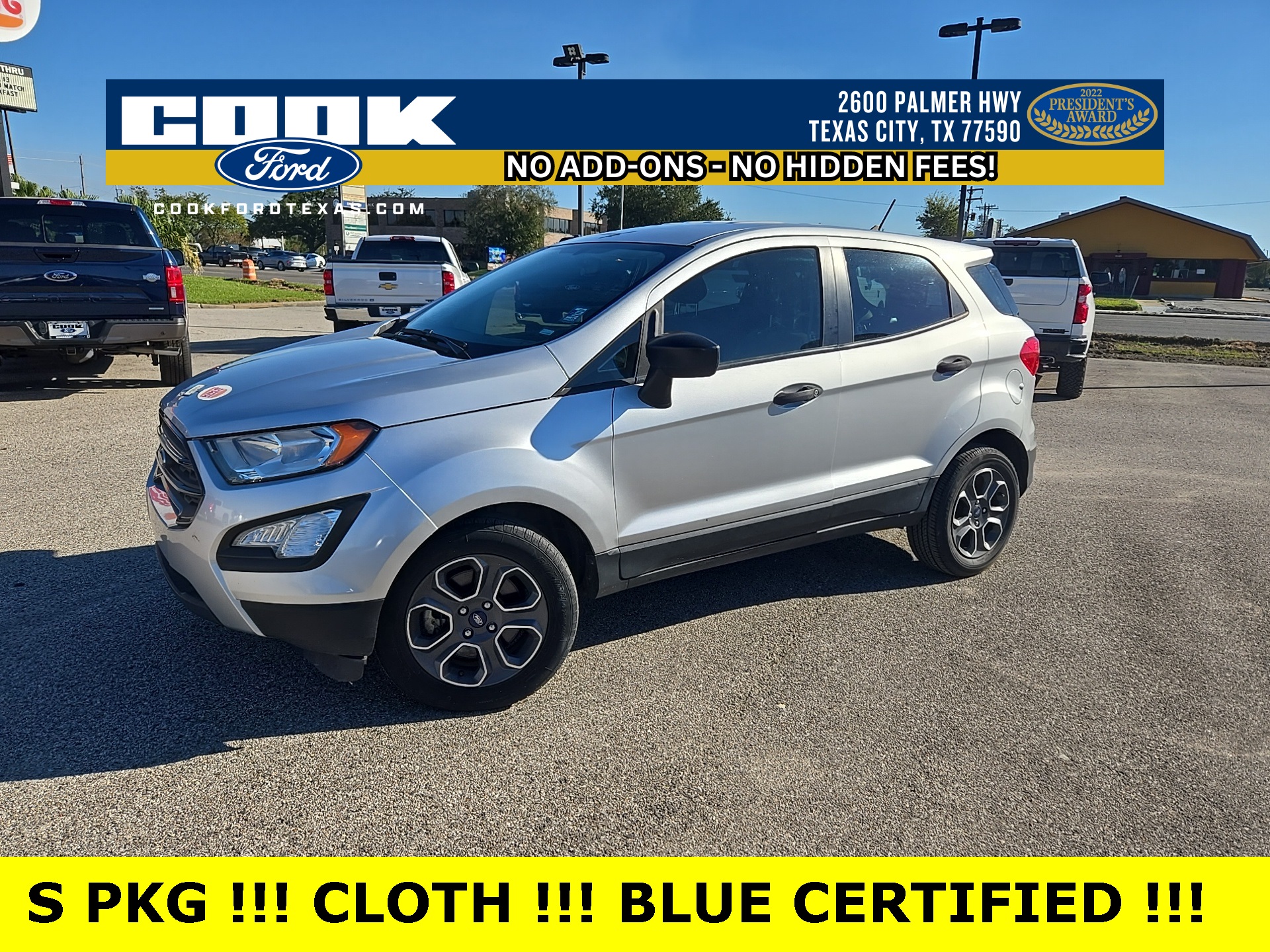 2021 Ford EcoSport S Silver at Community Toyota