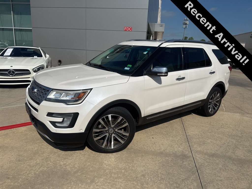 2016 Ford Explorer Platinum White at Keating Nissan