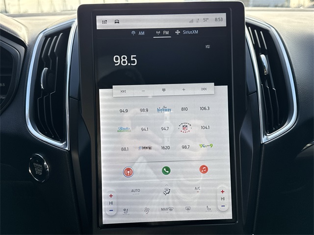 2022 Ford Edge Titanium Black at DeMontrond Automotive Group