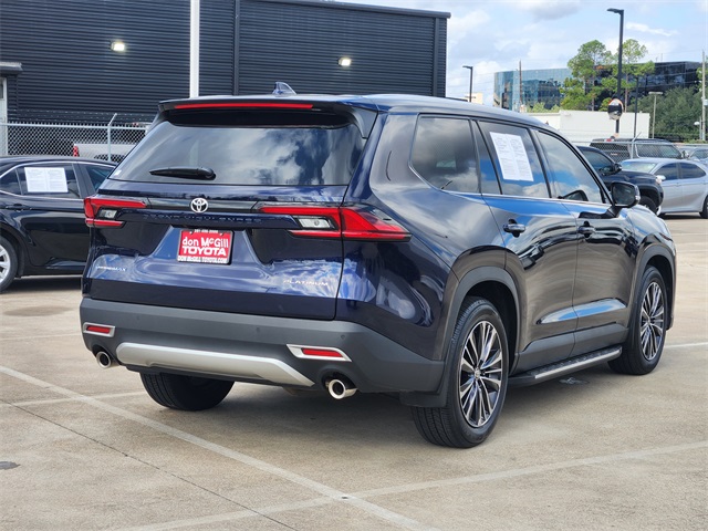2025 Toyota Grand Highlander Hybrid MAX Platinum  at Don McGill Toyota