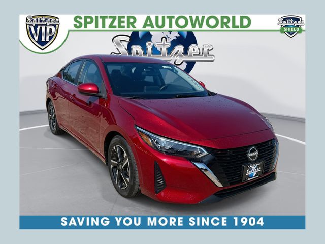 Red (Scarlet Ember Tintcoat) 2024 Nissan Sentra Sedan Front-Wheel Drive Continuously Variable Transmission