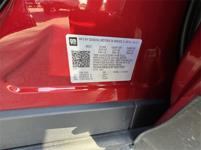 2023 Chevrolet Equinox LT Red at Durrett Motor Company