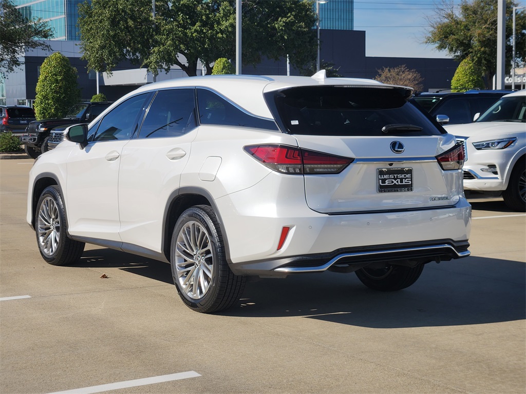 2020 Lexus RX 350L White at Westside Lexus