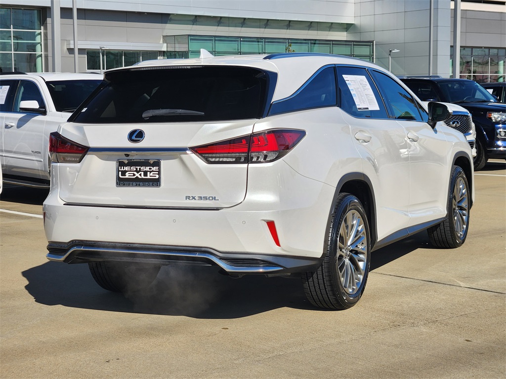 2020 Lexus RX 350L White at Westside Lexus