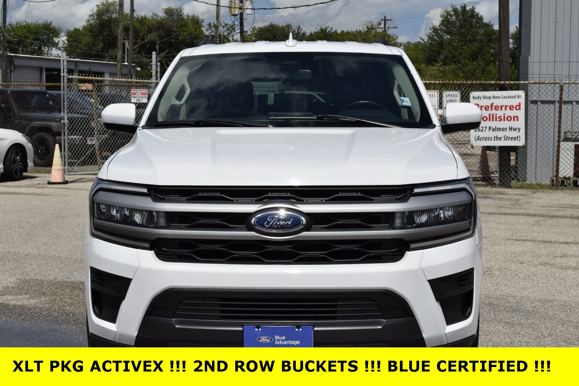 2024 Ford Expedition XLT White at AutoSavvy Houston Northwest