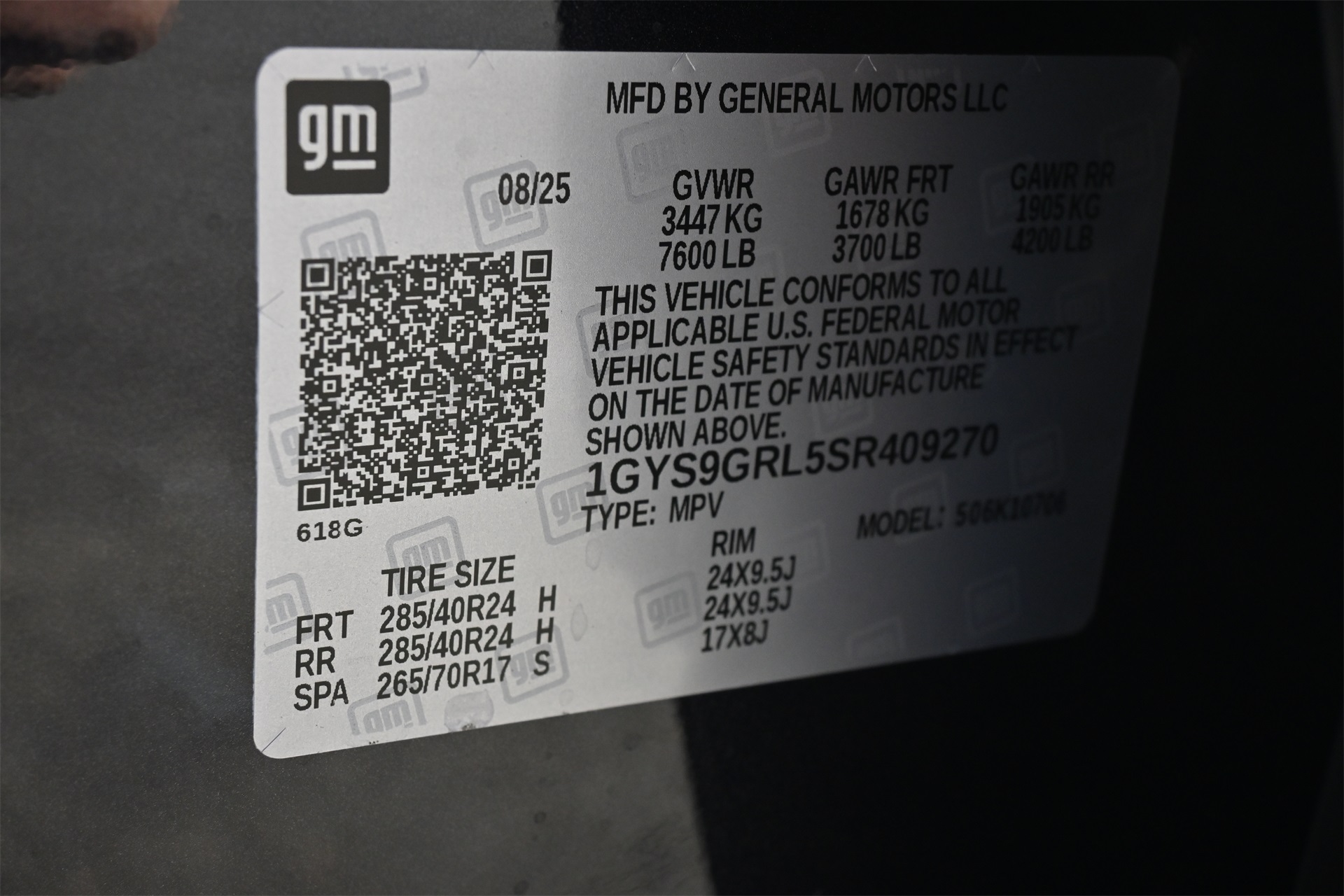 2025 Cadillac Escalade Sport Platinum Gray at Bayway Cadillac Southwest