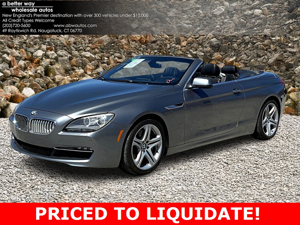 2015 BMW 6 Series 650i Convertible RWD