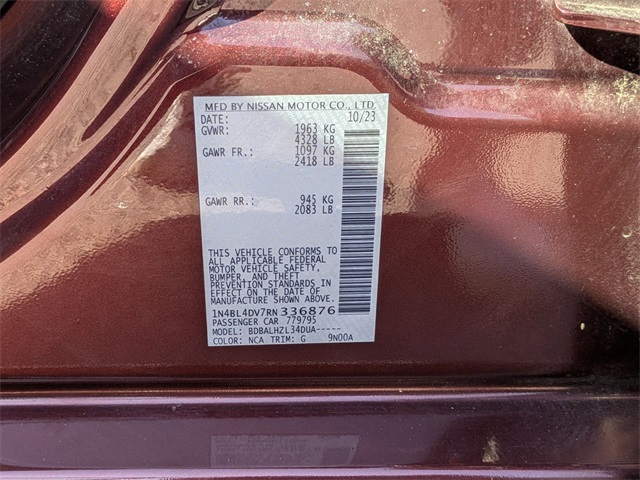 2024 Nissan Altima 2.5 SV  at Walterboro Ford