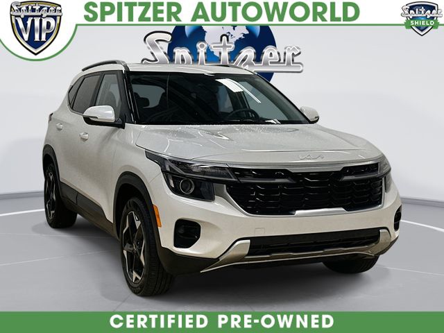 Snow White Pearl 2024 Kia Seltos SUV / Crossover All-Wheel Drive Continuously Variable Transmission