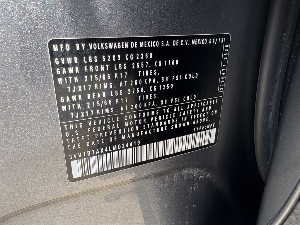 2020 Volkswagen Tiguan 2.0T S  at Wharton Ford