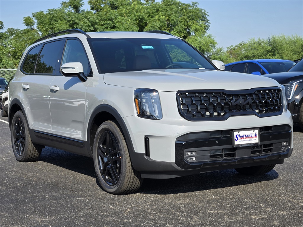 2025 Kia Telluride SX-Prestige X-Line Gray at Shottenkirk Kia Fort Bend