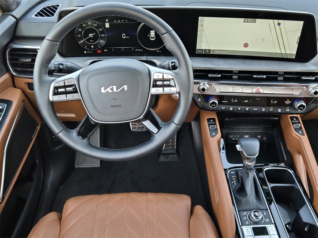 2025 Kia Telluride SX-Prestige X-Line Gray at Shottenkirk Kia Fort Bend