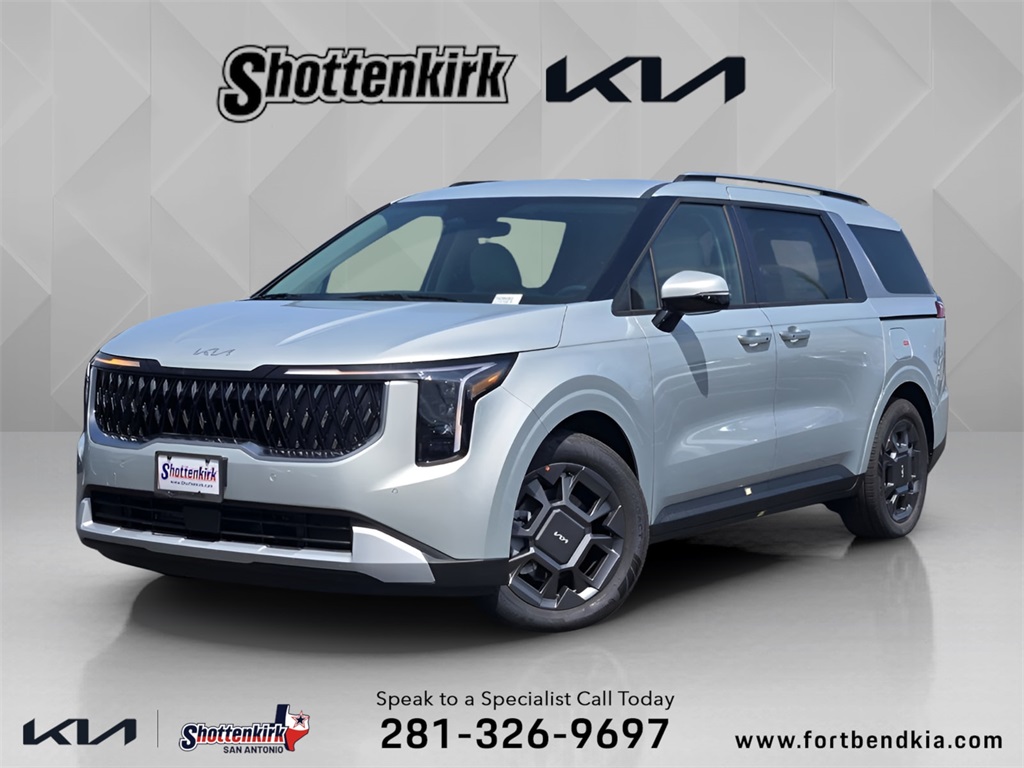 2026 Kia Carnival Hybrid EX Silver at Joe Myers Mazda Kia