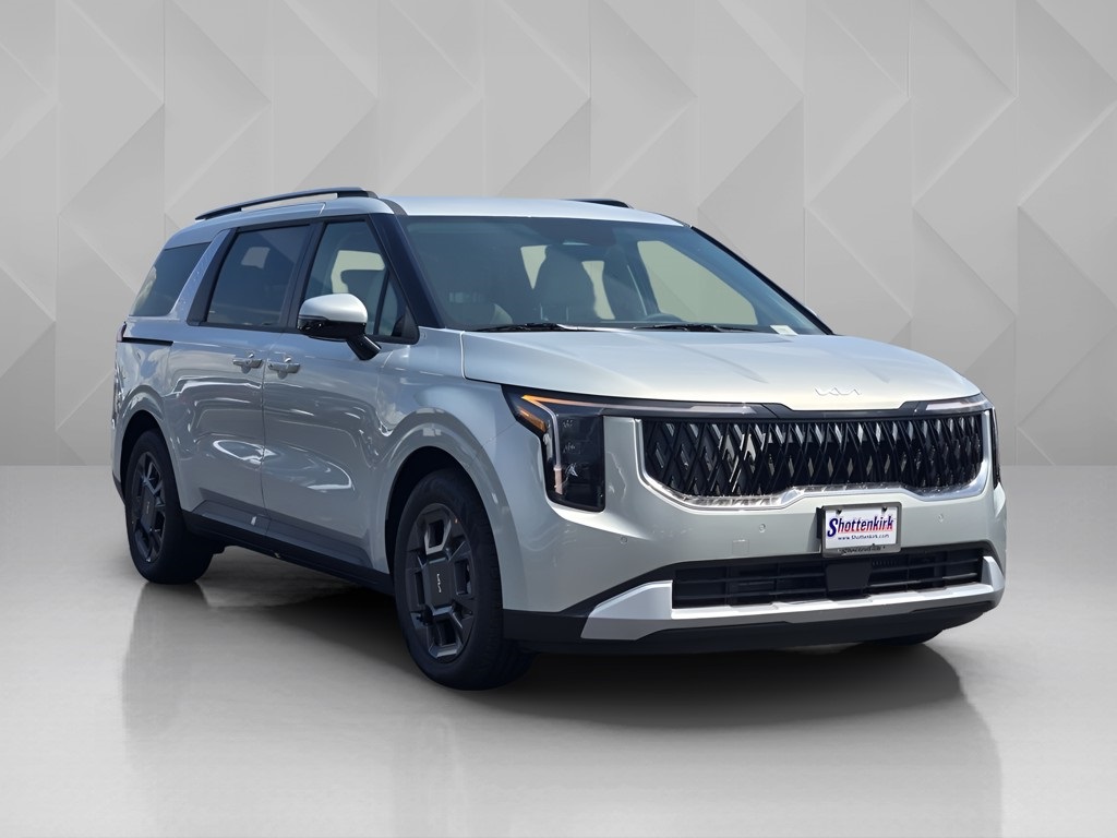 2026 Kia Carnival Hybrid EX Silver at Joe Myers Mazda Kia