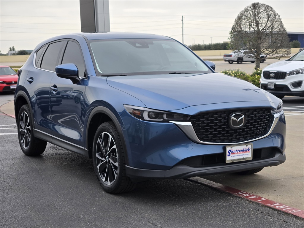 2022 Mazda CX-5 2.5 S Premium Plus Package Blue at North Houston Mitsubishi