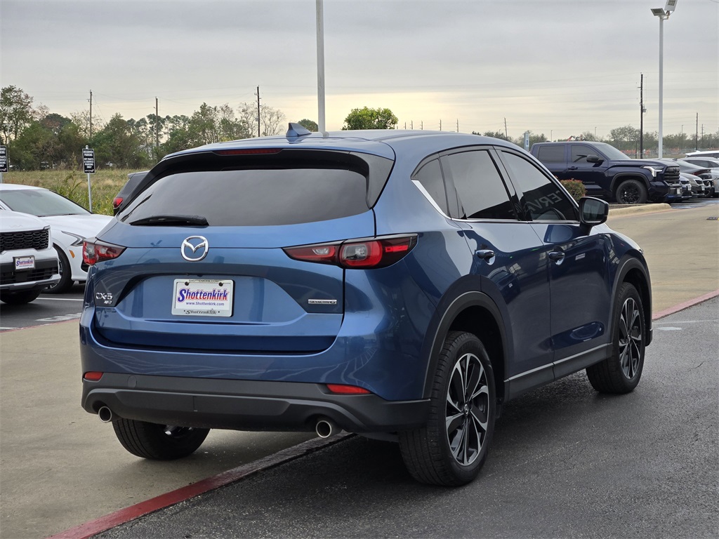 2022 Mazda CX-5 2.5 S Premium Plus Package Blue at North Houston Mitsubishi