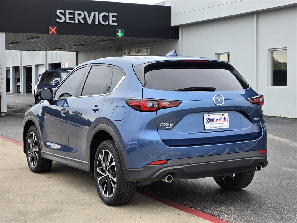 2022 Mazda CX-5 2.5 S Premium Plus Package Blue at North Houston Mitsubishi