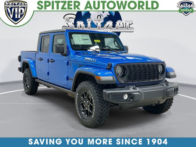 Hydro Blue Pearlcoat 2026 Jeep Gladiator Pickup Truck Four-Wheel Drive 8-Speed Automatic