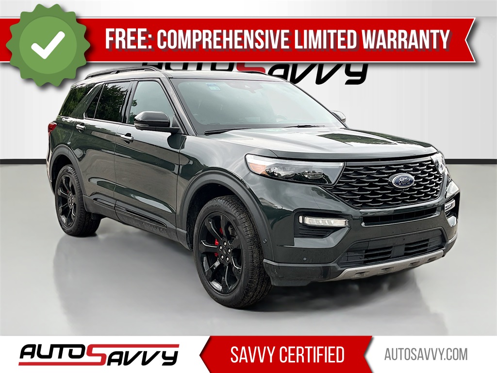 2023 Ford Explorer ST Green at DeMontrond Gulf Freeway