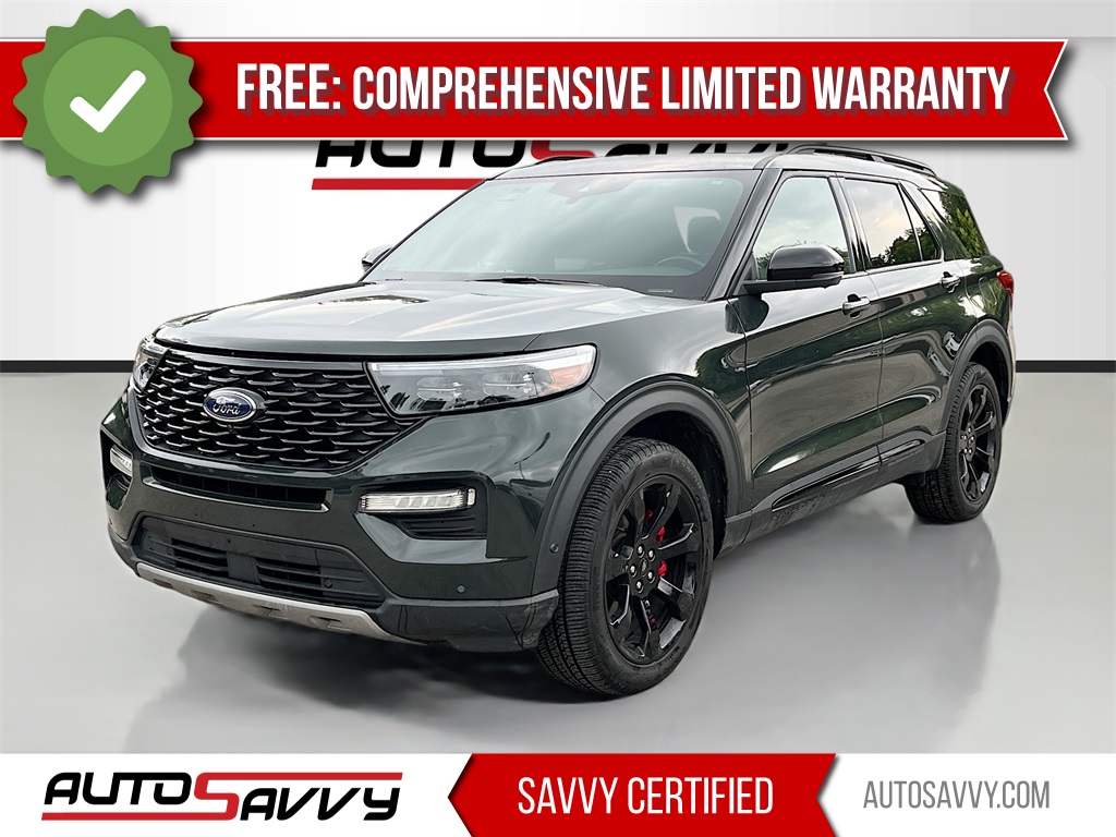 2023 Ford Explorer ST Green at DeMontrond Gulf Freeway