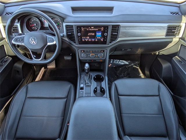 2021 Volkswagen Atlas Cross Sport 2.0T SE w/Technology Blue at Stokes Volkswagen