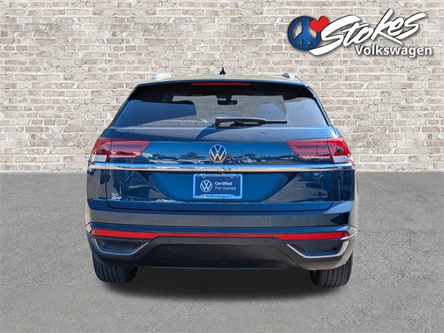 2021 Volkswagen Atlas Cross Sport 2.0T SE w/Technology Blue at Stokes Volkswagen